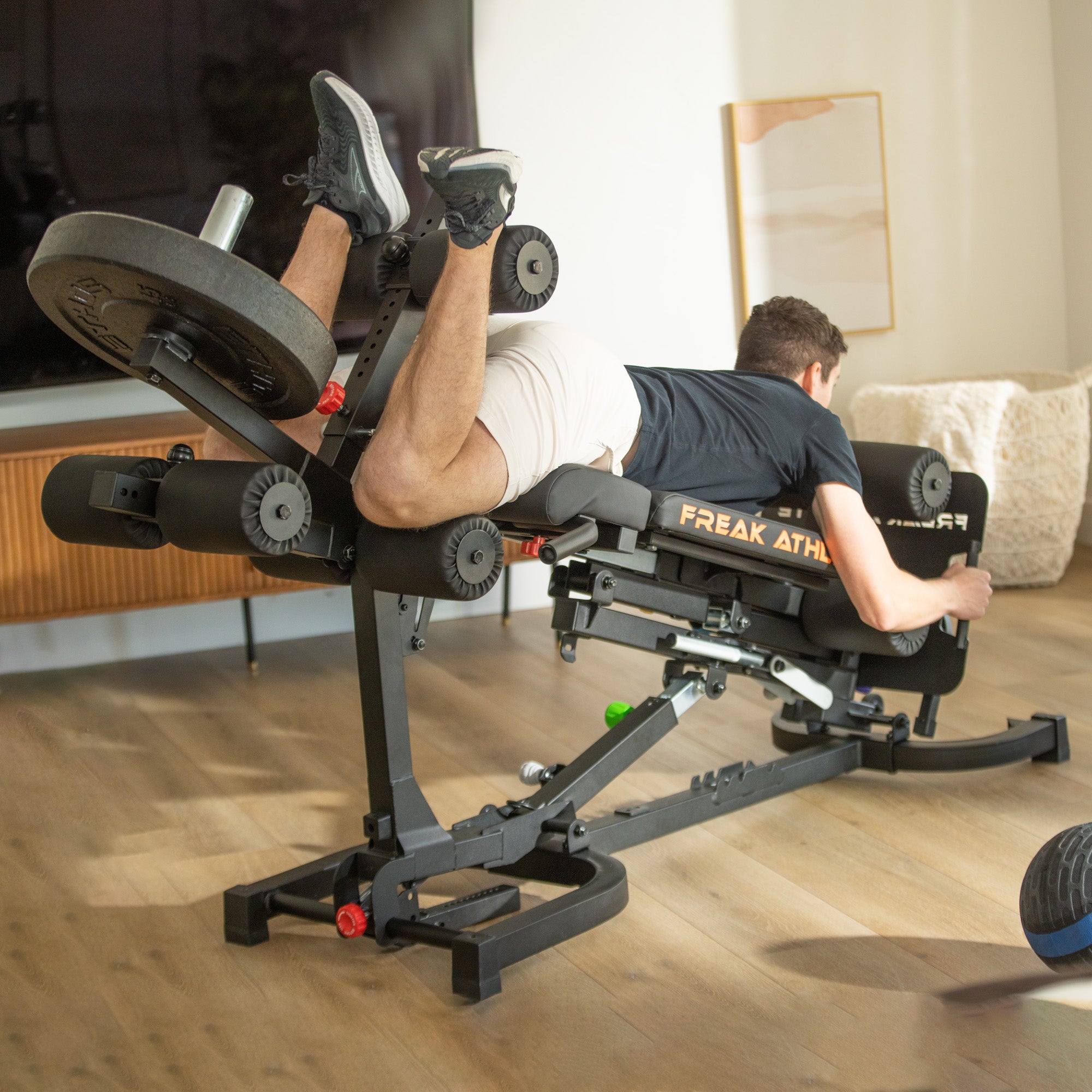 Knee Bosu Hamstring Curl Hamstring Curls Barbell Leg Extension